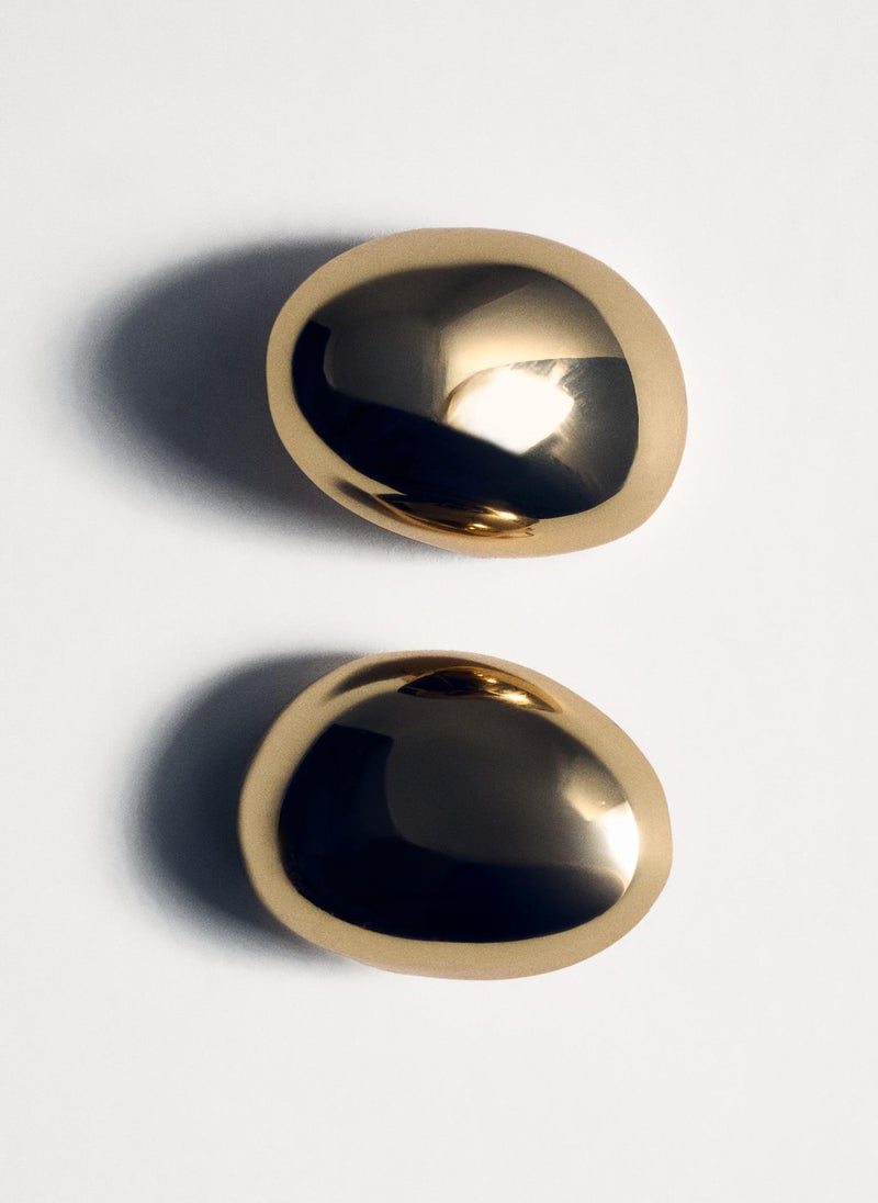 MANGO Round Volume Earrings  - Image 2