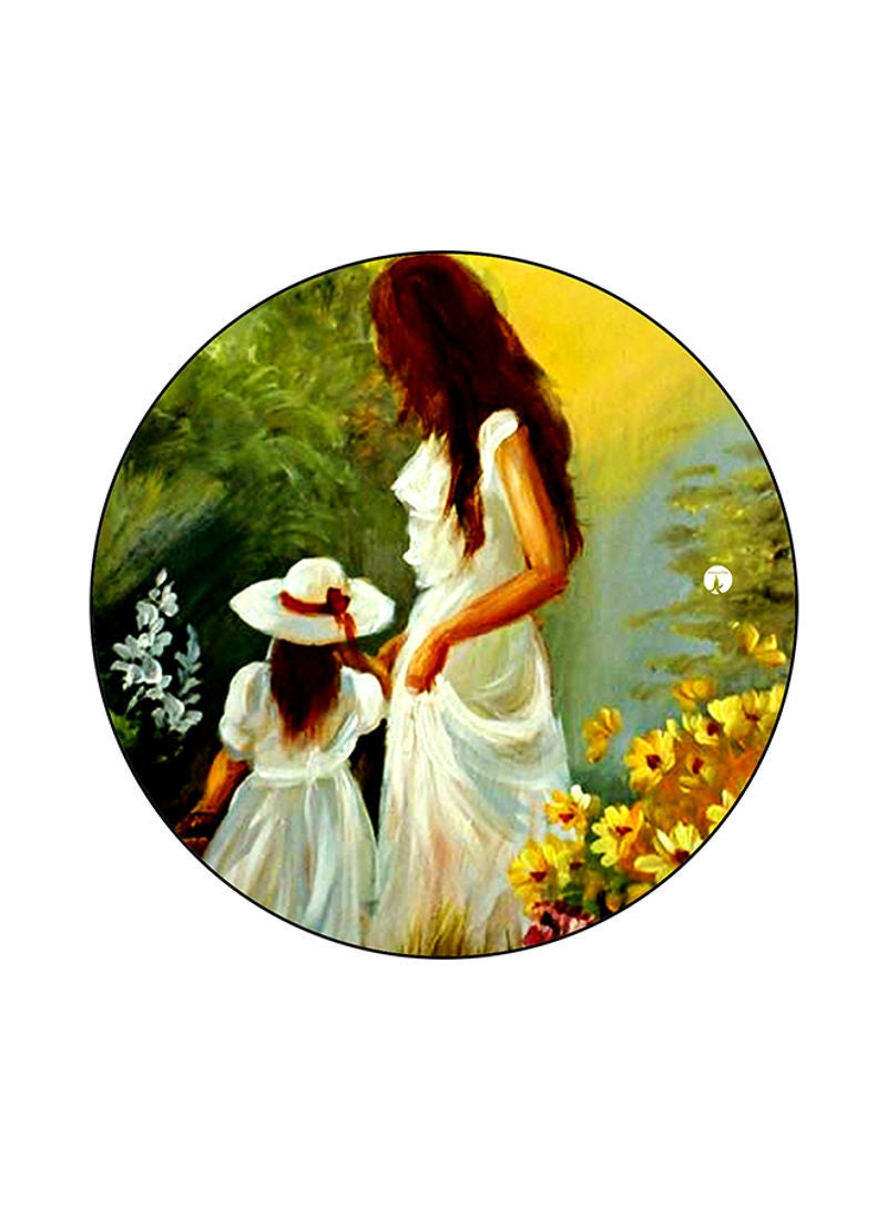 RKN A Girl Printed Mouse Pad Multicolour