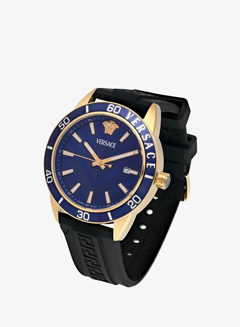 فيرزاتشي Greca Urban Quartz Blue Dial Watch