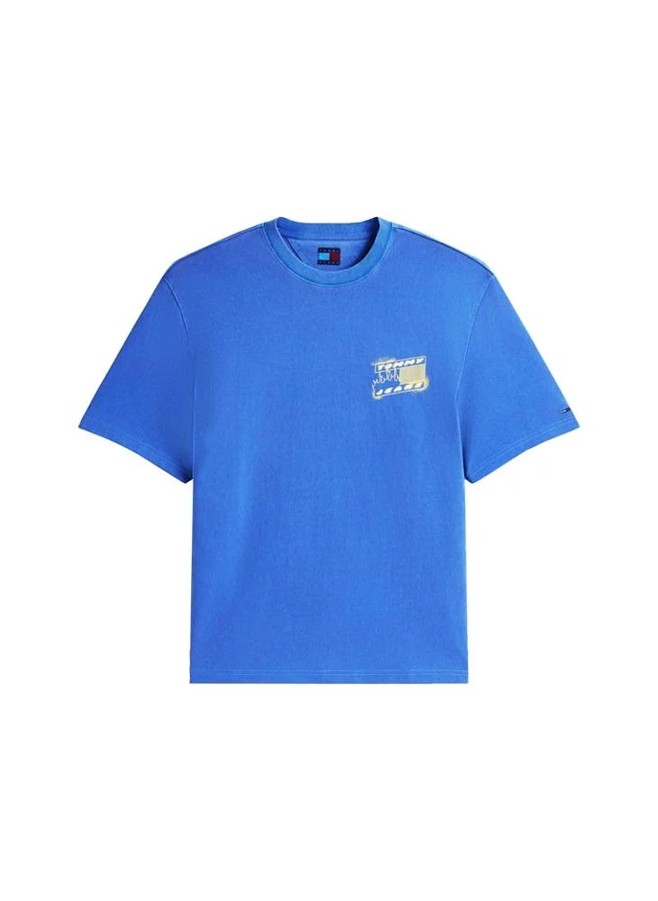 TOMMY JEANS  90s Back Bubble Logo Jersey T-Shirt for Men | Best Price UAE