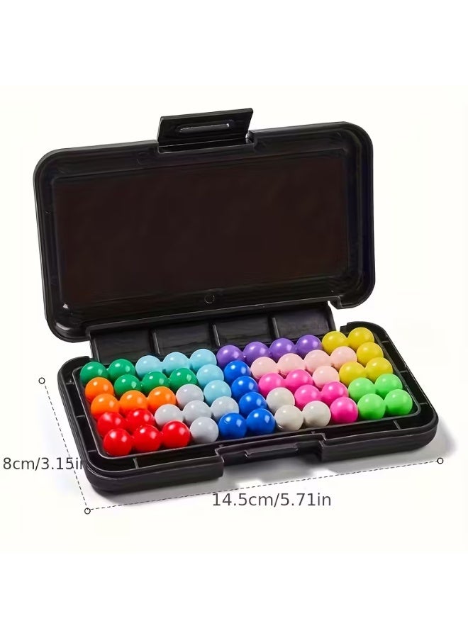 همتي كيو ان بي لعبة ألغاز ثلاثية الأبعاد لتحدي الذكاء للأطفال والكبار، ألعاب المنطق المحمولة للسفر، تحدي العقل الفردي، هدية تعليمية STEM للمراهقين والكبار من عمر 7 سنوات فما فوق - Image 2