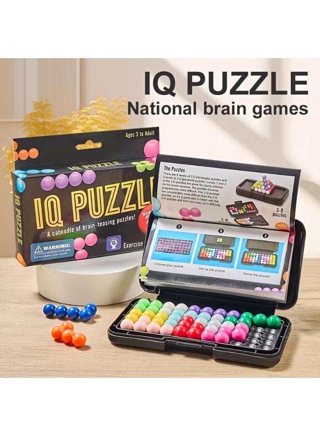 همتي كيو ان بي لعبة ألغاز ثلاثية الأبعاد لتحدي الذكاء للأطفال والكبار، ألعاب المنطق المحمولة للسفر، تحدي العقل الفردي، هدية تعليمية STEM للمراهقين والكبار من عمر 7 سنوات فما فوق - Image 5