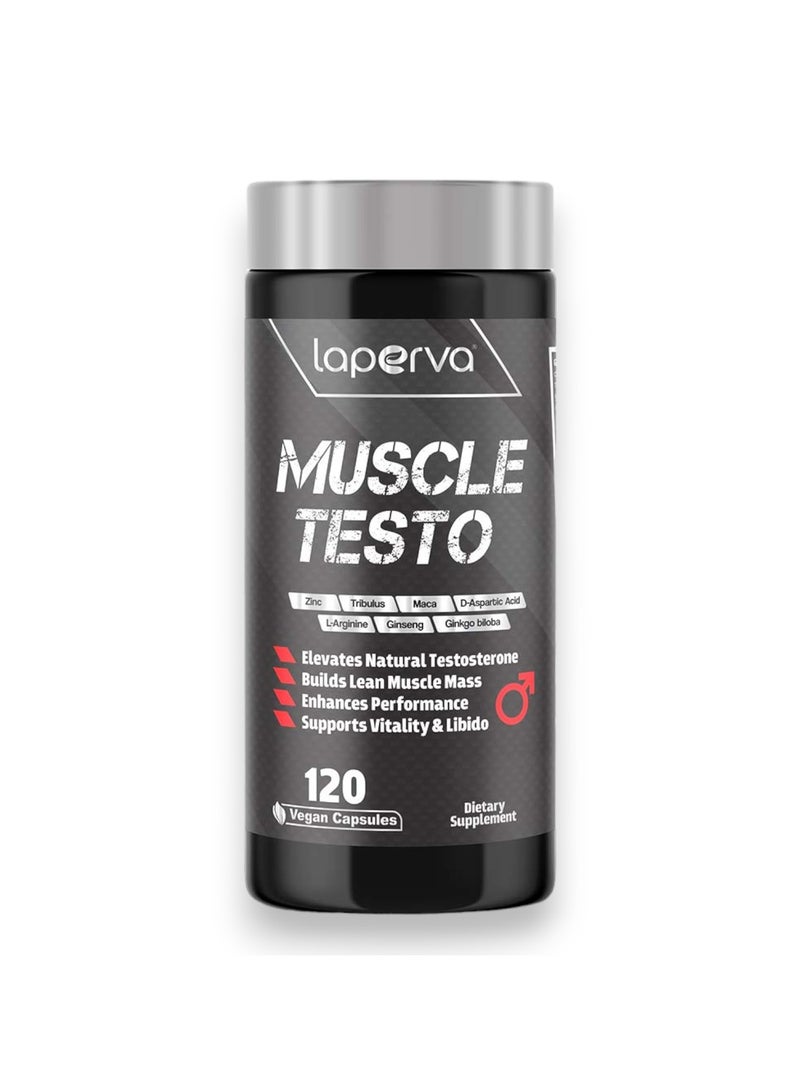 Laperva Muscle Testo, 120 Vegan Capsules