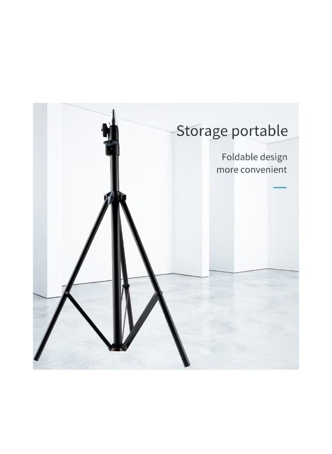Professional Light Stand for Digital Cameras MT-75 , Durable and Adjustable Stand with Flexible Height , Lightweight Aluminum Construction for Heavy Duty Use , Ideal for Mounting Lights, Flashes, and Accessories in Indoor and Outdoor Shootings , Foldable Design for Easy Storage and Transport, Suitable for Studios and On the Go Photographers