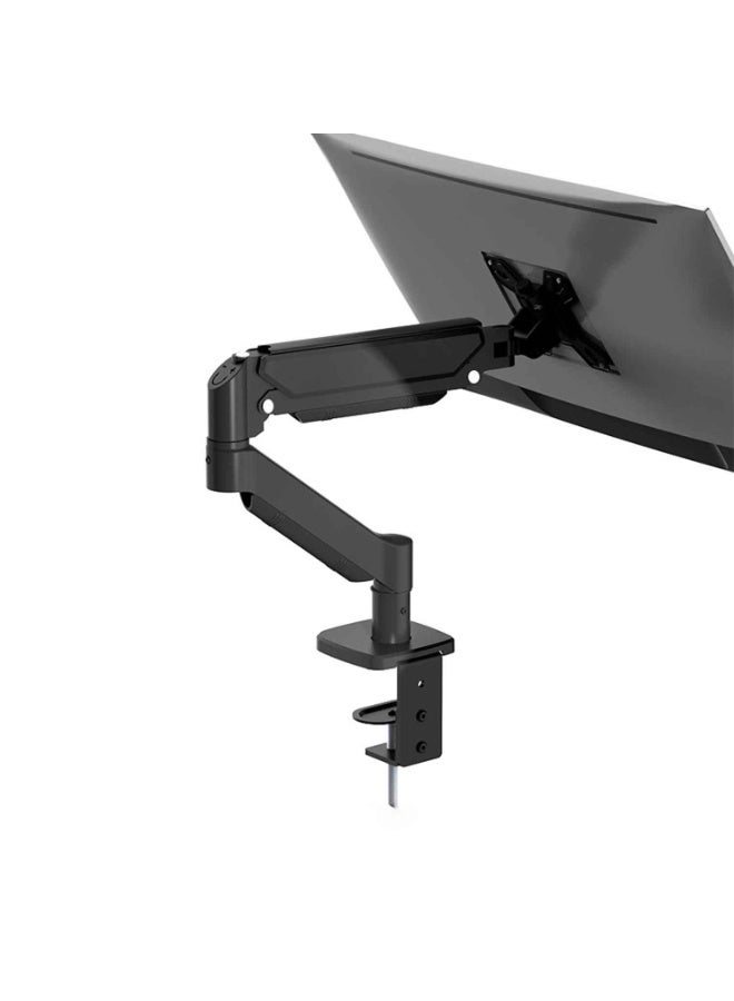 Single Monitor Mount,Fully Adjustable Monitor Arm Fits 17 to 32 Inch Screens, With C-Clamp & Grommet Base, Computer Desk Arm with Tilt Swivel Rotate Supports 20 lbs - Image 2