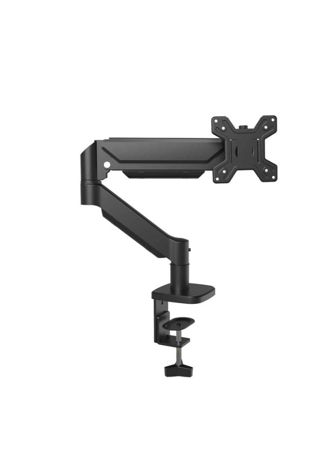 Single Monitor Mount,Fully Adjustable Monitor Arm Fits 17 to 32 Inch Screens, With C-Clamp & Grommet Base, Computer Desk Arm with Tilt Swivel Rotate Supports 20 lbs - Image 1