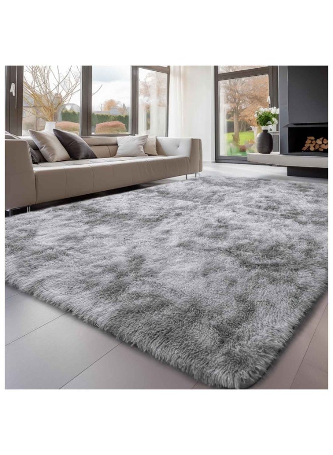 160x230cm Large Fluffy Area Rug,for Living Room & Bedroom,Machine Washable Non-Slip Carpet - Image 1