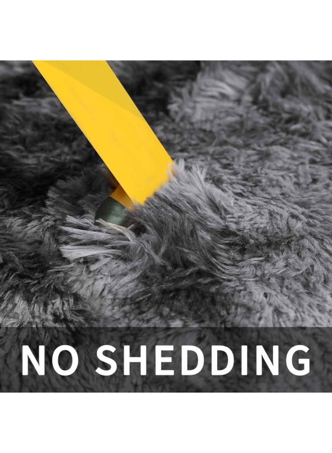 160x230cm Large Fluffy Area Rug,for Living Room & Bedroom,Machine Washable Non-Slip Carpet - Image 5