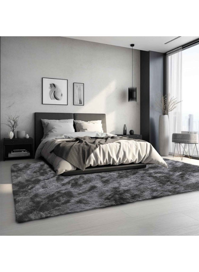 160x230cm Large Fluffy Area Rug,for Living Room & Bedroom,Machine Washable Non-Slip Carpet - Image 2