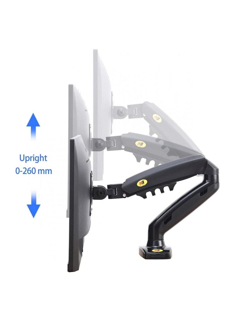 NB NORTH BAYOU - NB North Bayou Full Motion Swivel Arm Desktop Monitor Stand with Gas Spring for 17-30 inch Monitors (Within 4.4lbs to 20lbs) Computer Monitor Stand F80 - Image 1