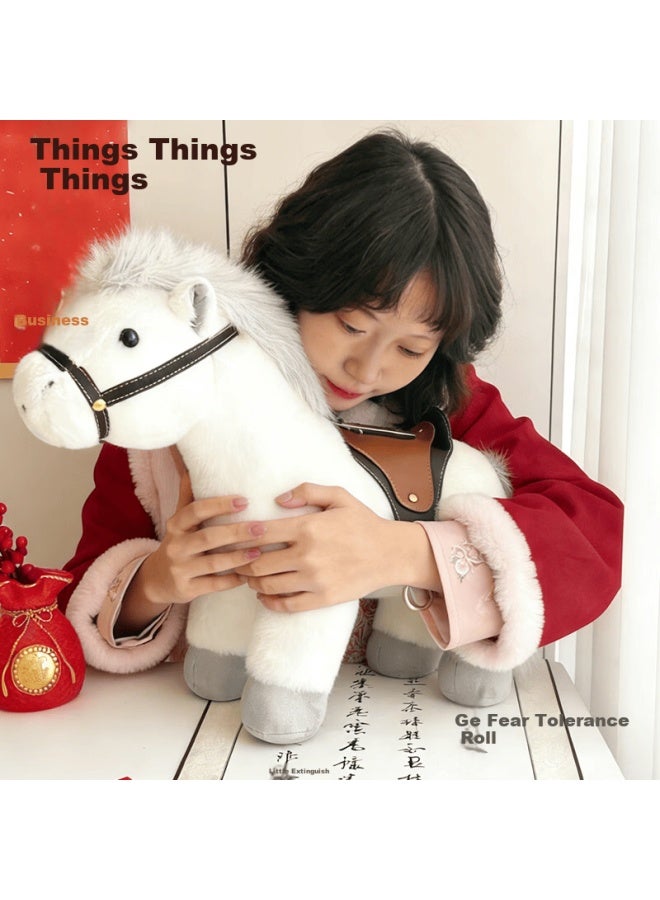 Weltston Plush Zodiac Year Of The Horse Doll Pillow Toy Birthday Gift For Girls Lucky Horse Plush Toy - Image 2