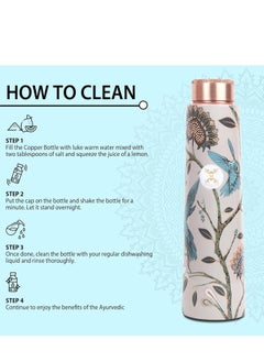 MERCAPE® MERCAPE® - 100% Pure Copper Water Bottle | Leak Proof, Durable & Rust Proof | Non-Toxic & BPA Free Bottles | Eco Friendly Water Bottle (900 ml) (Pack of 1)  - Image 4