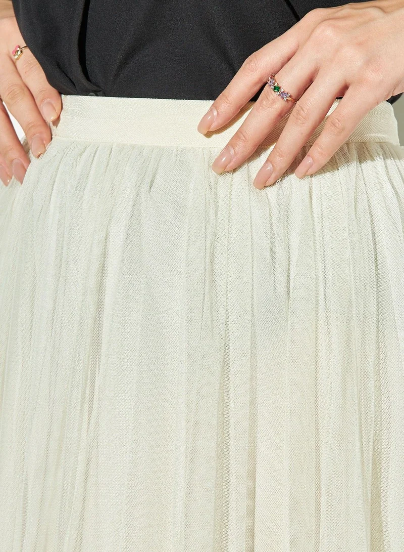 2Xtremz 2Xtremz Lace Detail Skirt with Elasticated Waistband