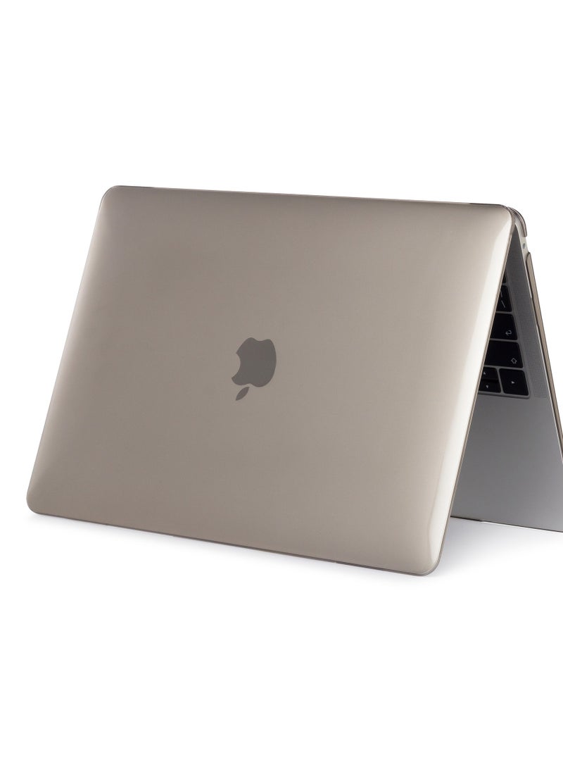 Generic - Crystal Designed Hard Case compatible with Macbook new air 13.6" Inch A2681 / A3113 - Grey - Image 1