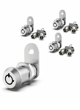 Cabinet Cam Lock Set 3 Pack 5/8 Inch Cylinder Locks Secure File Drawer Dresser RV Replacement Hardware Chrome Finish Zinc Alloy - pzsku/ZD0C902C28043B7ED941BZ/45/_/1666422786/7cf3e725-b3c7-4653-857f-c000d8176972