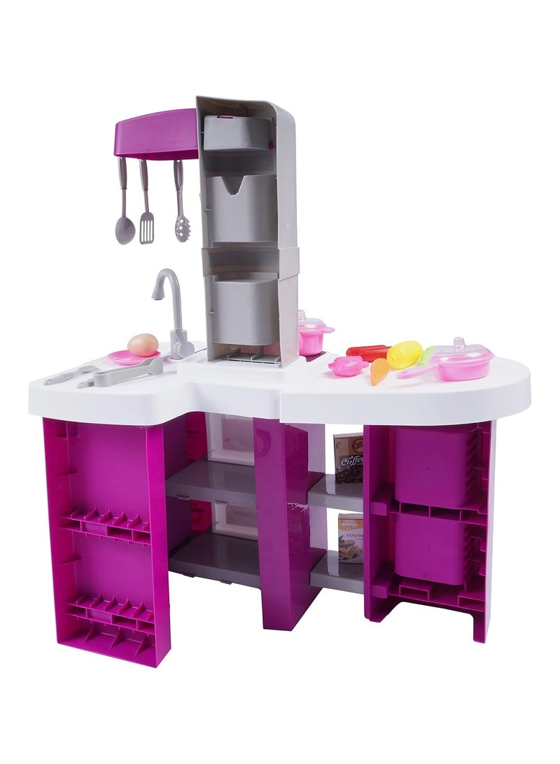 كيكو مجموعة لعب مطبخ الشيف الموهوب مكونة من 53 قطعة بأبعاد 61 × 33 × 72.5 سم - Image 3