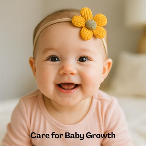 Flavizo 10 Pcs Hair Bands for Baby Girl, Soft Elastic Baby Hairband Set with Flower Design, Cute Headbands for New Born Baby Girl, Comfortable Hair Accessories for Girls Kids - Image 5