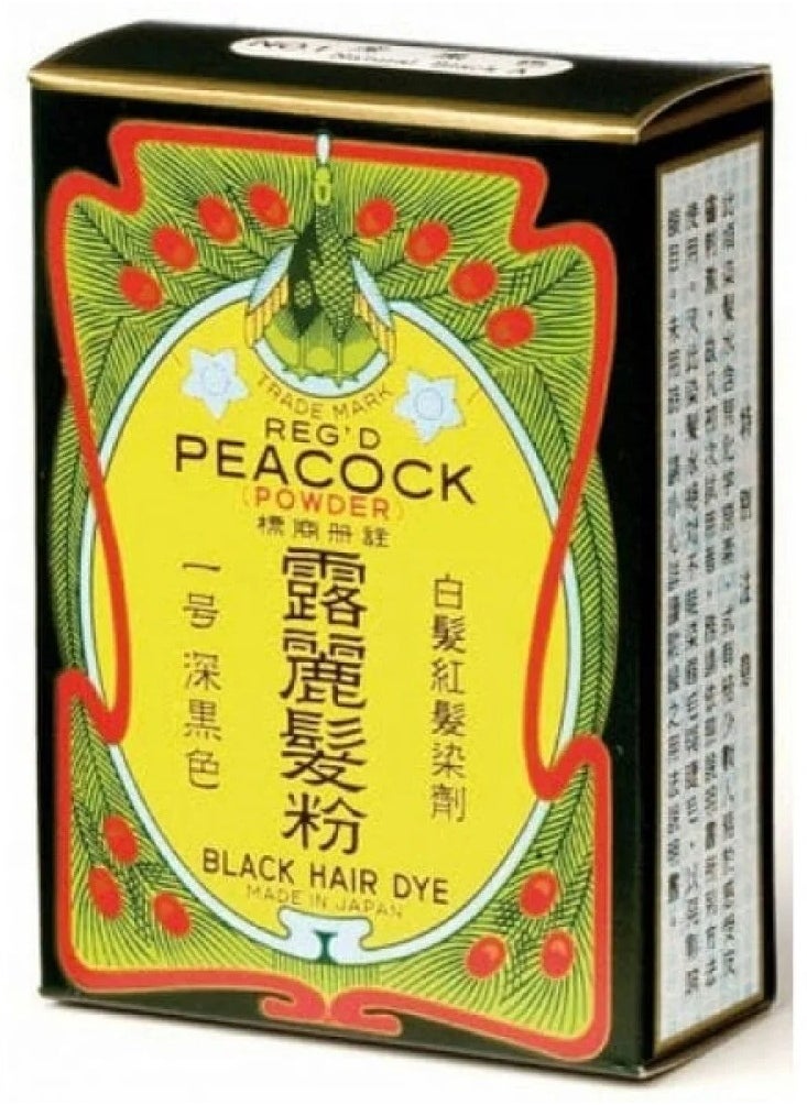 Peacock Peacock Black Hair Dye 6g 