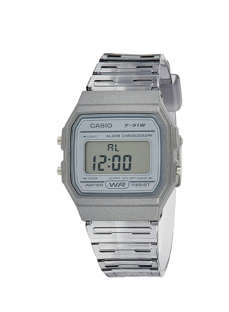 CASIO Resin Digital Wrist Watch F-91WS-8DF - Image 1