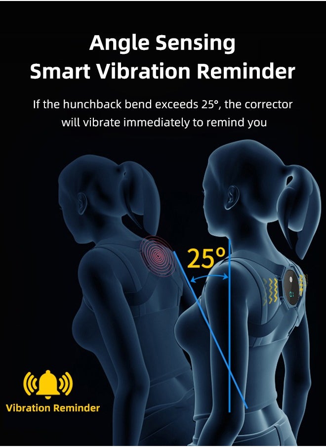 Generic - Upgraded Back Correction Strap Smart Posture Corrector for Women Men Kids - Image 1