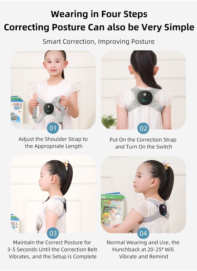 Generic - Upgraded Back Correction Strap Smart Posture Corrector for Women Men Kids - Image 1