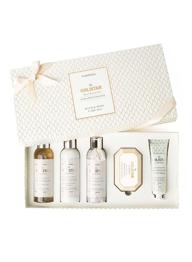Kimirica The Royal Gulistan Luxury Gift Set for Women & Men| Pampering Kit for Anniversary, Birthdays & All Special Occasions | Majestic fragrance of Rose | 5 Piece Gift Set | 100% Vegan - Image 1