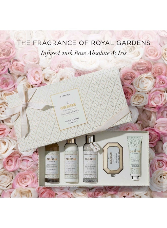 Kimirica The Royal Gulistan Luxury Gift Set for Women & Men| Pampering Kit for Anniversary, Birthdays & All Special Occasions | Majestic fragrance of Rose | 5 Piece Gift Set | 100% Vegan - Image 3