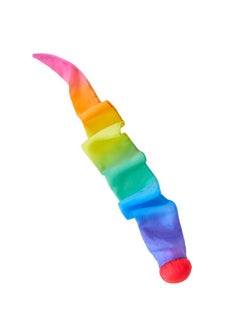 Sarah's Silks - Skytail - Waldorf Toys For Kids, 35" Long, Safe For Outdoor And Indoor Use - Rainbow Comet  - Image 1