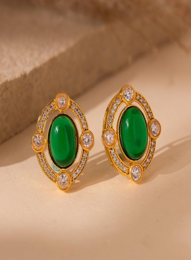 Voylla Queens of Rajasthan Gulrani Stud Earrings for Women, Wedding, Bridal, Dulhan, Bridesmaid, Traditional, Ethnic, Royal, Gift for Women & Girls - Image 2