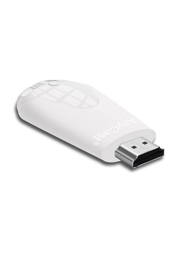 NIBEMINENT Wireless WiFi Display Dongle Receiver White - Image 1