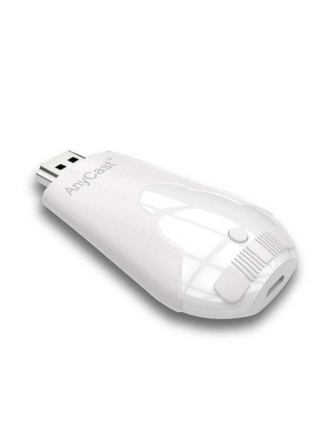 NIBEMINENT Wireless WiFi Display Dongle Receiver White - Image 2