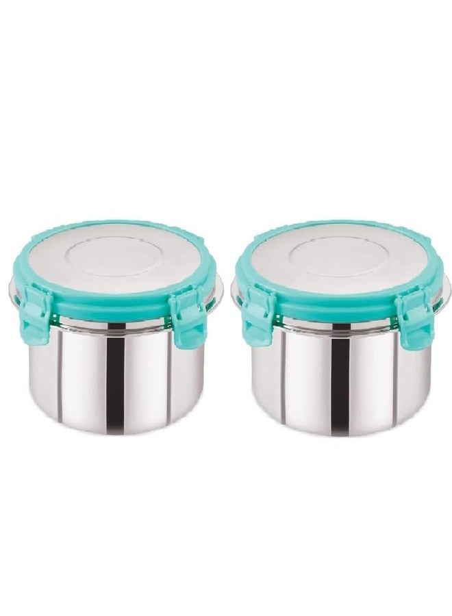 Gcrox Leak Proof Click and Seal Lock Stainless Steel Storage/Air Tight Tiffin Container/Lunch with lid 500ml - Image 1
