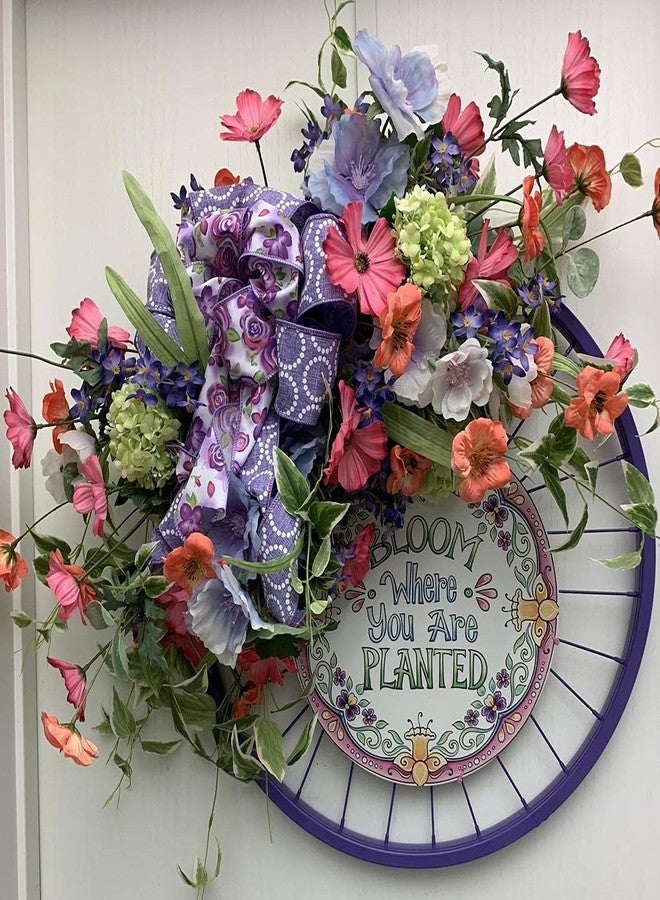Retail, Spreading Love 2 You(2) Count Bicycle Wheel Style Lightweight Metal Wreath Frames. Great for DIY, Crafting, Wreath Making, , Centerpiece, Floral Bouquet. The Possibilities are Endless. - Image 4