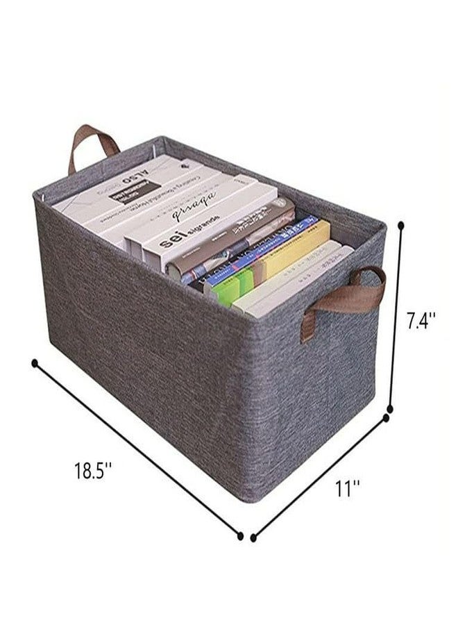 CLOUDTAIL CHOICE Clothing Storage Bins, Closet Bin with Handles, Foldable Rectangle Storage Baskets, Fabric Containers Storage Boxes for Organizing Shelves Bedroom - Image 3