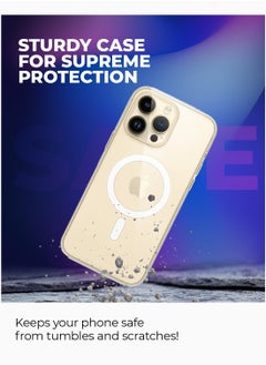 Raegr RAEGR iPhone 15 Pro Case | Magnetic Case | Supports Mag-Safe Wireless Charging | Air Hybrid Protective MagFix Case/Cover Designed for iPhone 15 Pro (6.1-Inch) 2023 - Crystal Clear RG10521  - Image 4