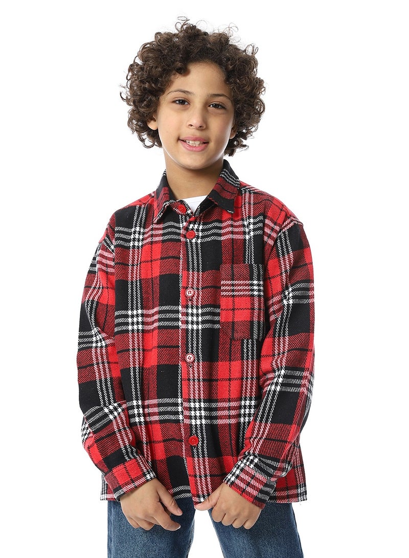 Master Jeans Boys Casual Long Sleeves Shirt - Image 1