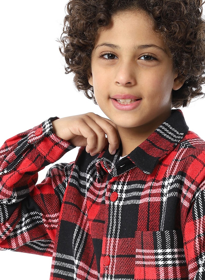 Master Jeans Boys Casual Long Sleeves Shirt - Image 4