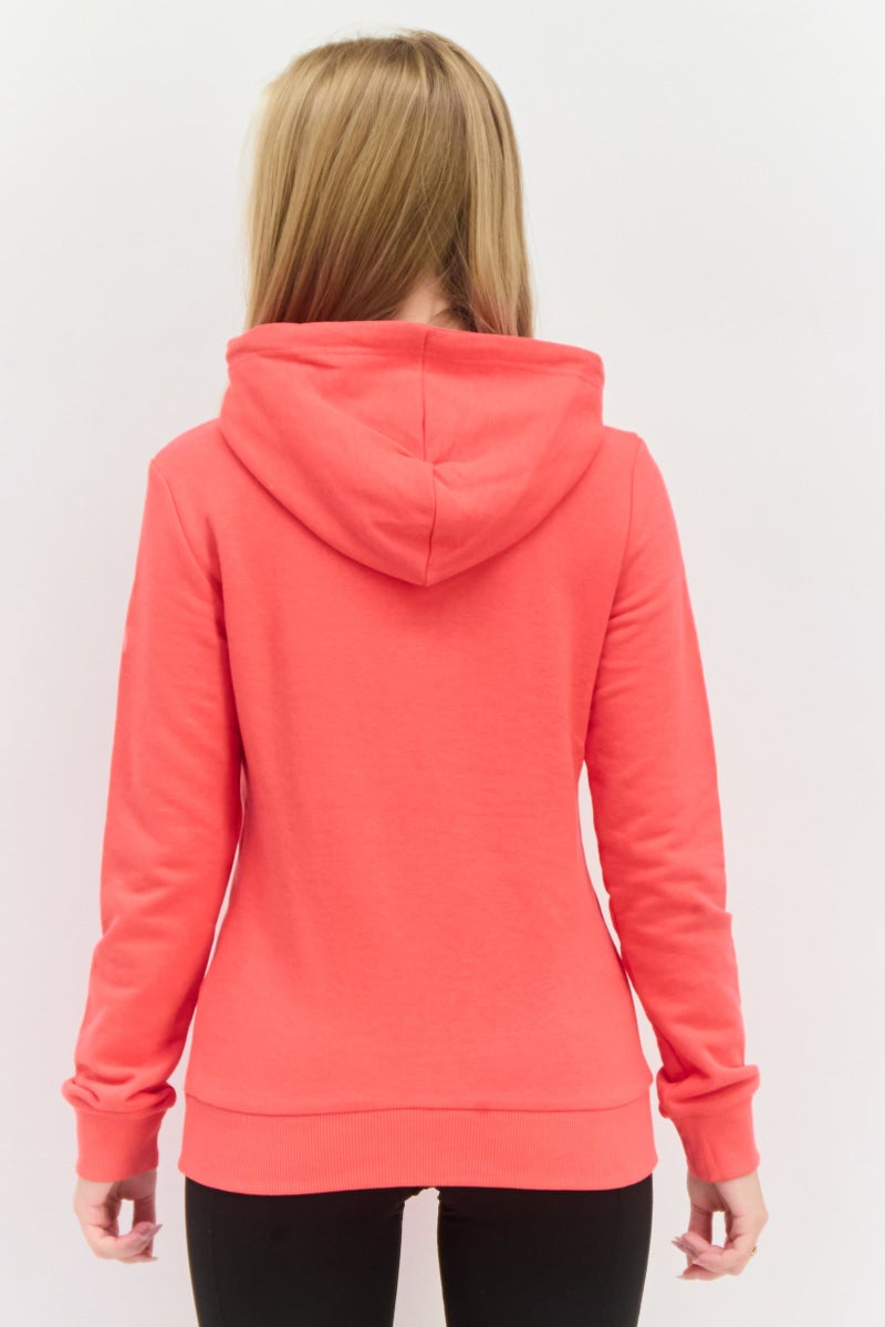 PUMA Women Regular Fit Long Sleeves Outdoor Sweatshirt, Coral  - Image 3