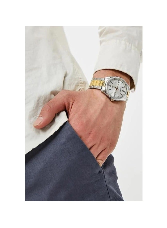 CASIO Mens Quartz Watch, Analog Display and Stainless Steel Strap MTP-1302PSG-7AVEF - Image 4