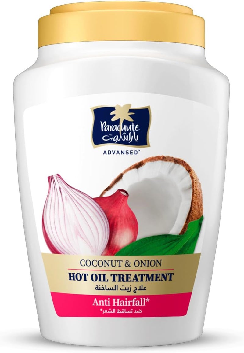 Parachute Gold Hot Oil Hair Mask with Coconut & Onion for Hair Fall Treatment - 500ml - Image 1