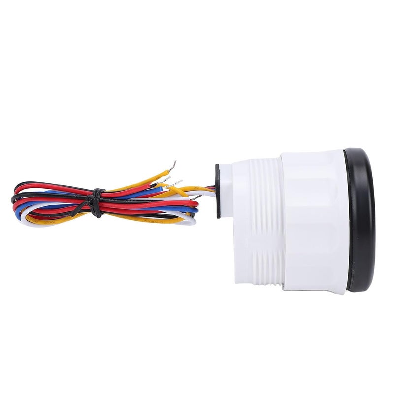52mm Digital Water Level Sewage Gauge, 2 in 1 Multi Function with White Backlight, for RVs Trucks Boat Yachts (Black Dial Black Bezel) - Image 3