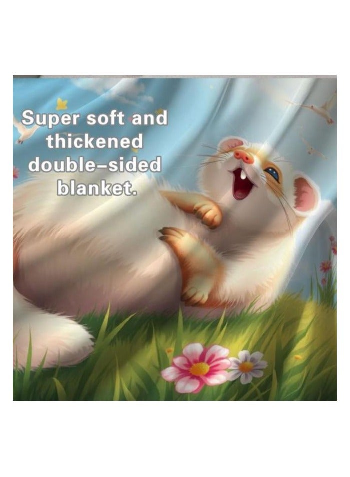 general Children's or student cartoon flannel thin blanket (warm and comfortable, suitable for sleep, games) 100cm*150cm - 658 - Image 5