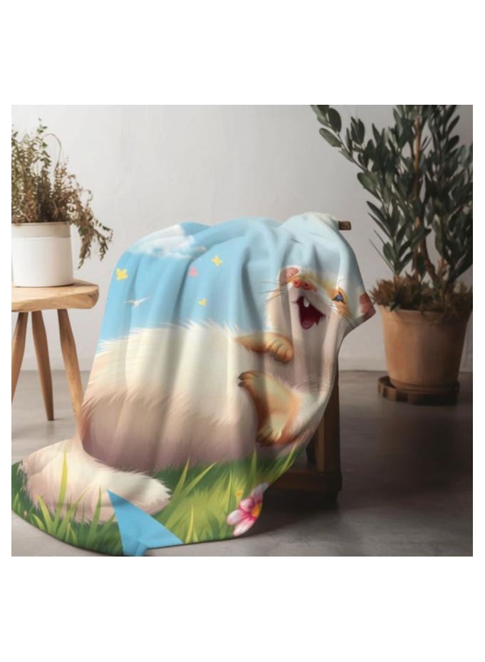 general Children's or student cartoon flannel thin blanket (warm and comfortable, suitable for sleep, games) 100cm*150cm - 658 - Image 3