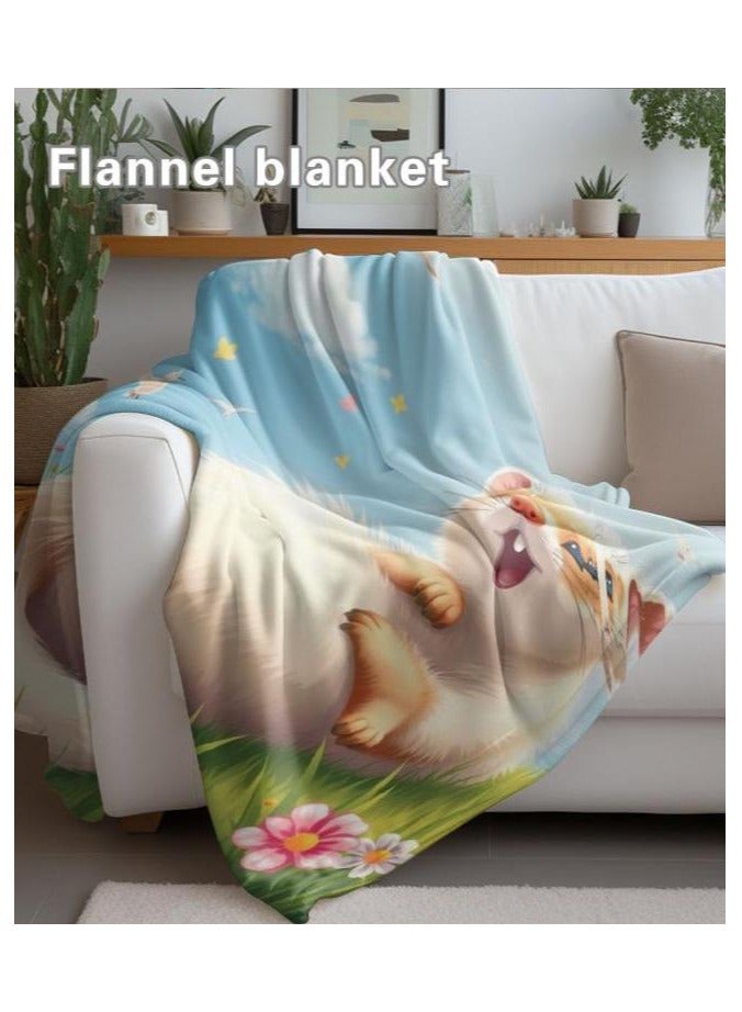 general Children's or student cartoon flannel thin blanket (warm and comfortable, suitable for sleep, games) 100cm*150cm - 658 - Image 4