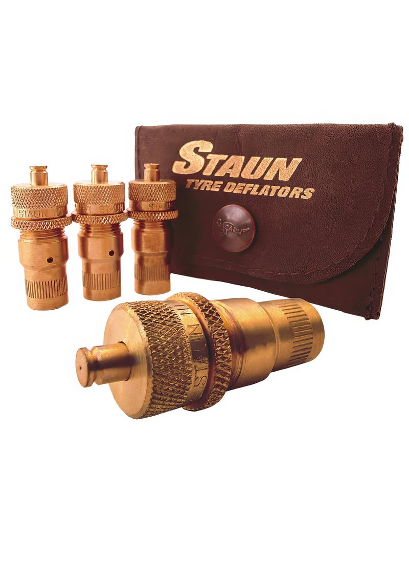 Staun Staun Tyre Deflators | The Australian Original Tire Deflator | Automatically Airdown Tires to 6-30 PSI  - Image 1