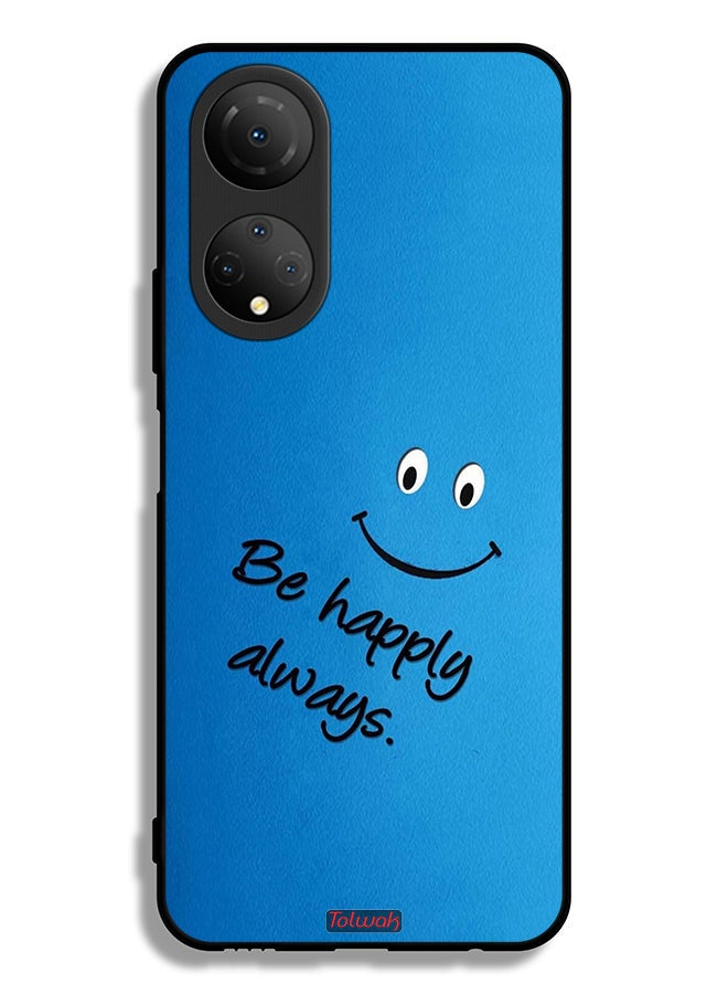 Tolwak Honor X7 Protective Case Cover Be Happy Always - Image 2