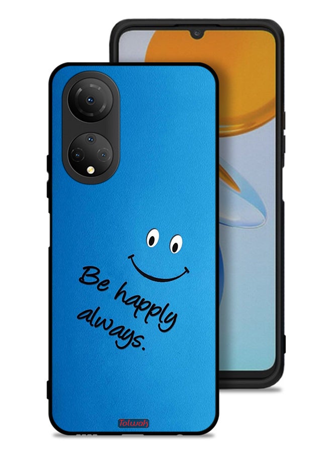 Tolwak Honor X7 Protective Case Cover Be Happy Always - Image 1