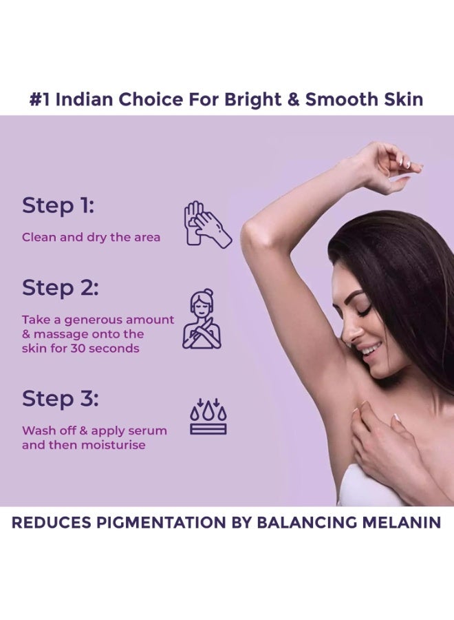 Sanfe Spotlite Ingrown Hair & Bumps Clearing Body Scrub For Dark Underarms, Inner Thighs And Sensitive Areas | 3X Quicker Penetration With Glycoclear | 10% Glycolic Acid, Walnut Beads | Helps in Depigmentation - 50gm, For Indian Women Skin - Image 4