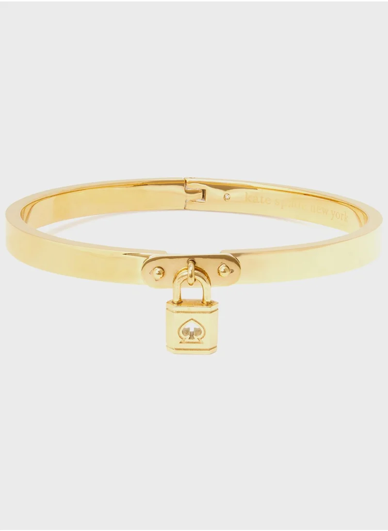 كيت سبيد Lock Detailed Bangle