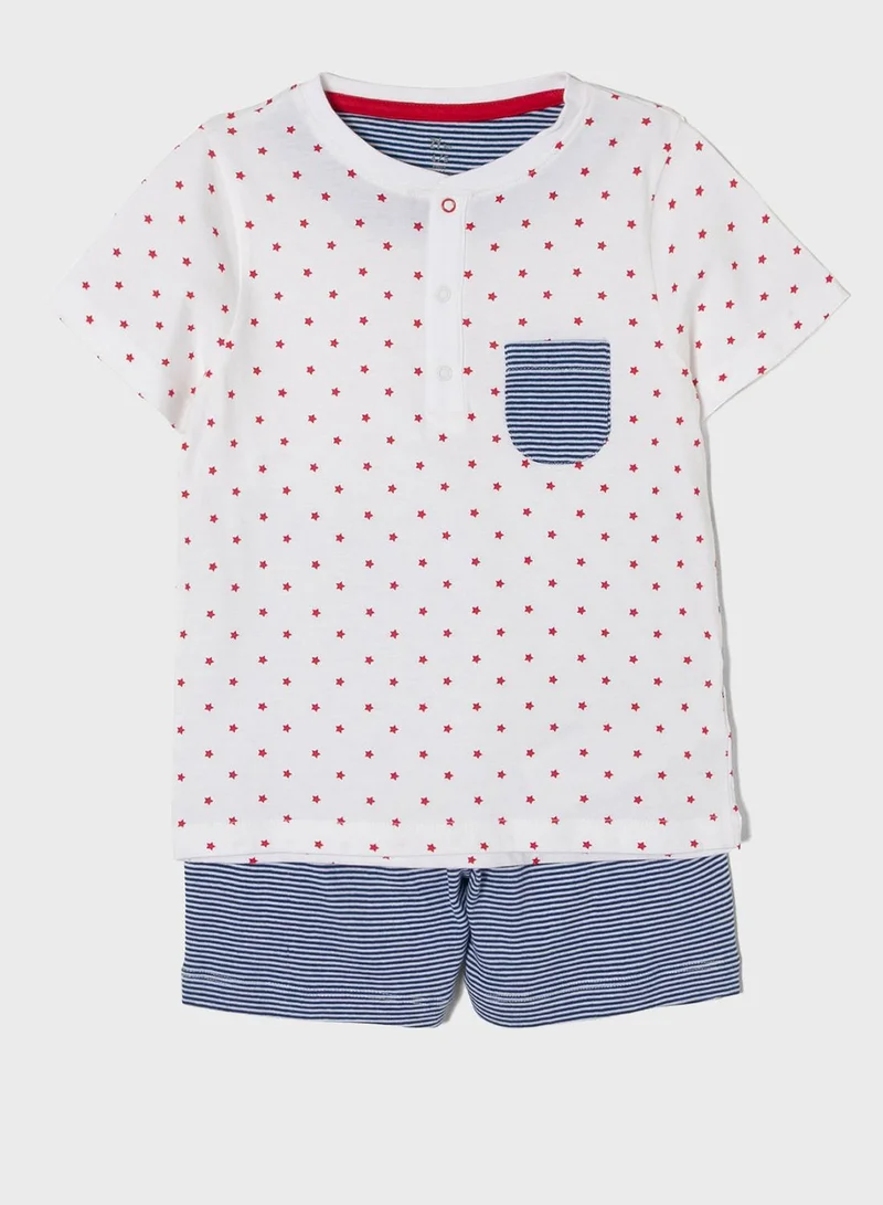 Zippy Kids Star Print Pyjama T-Shirt